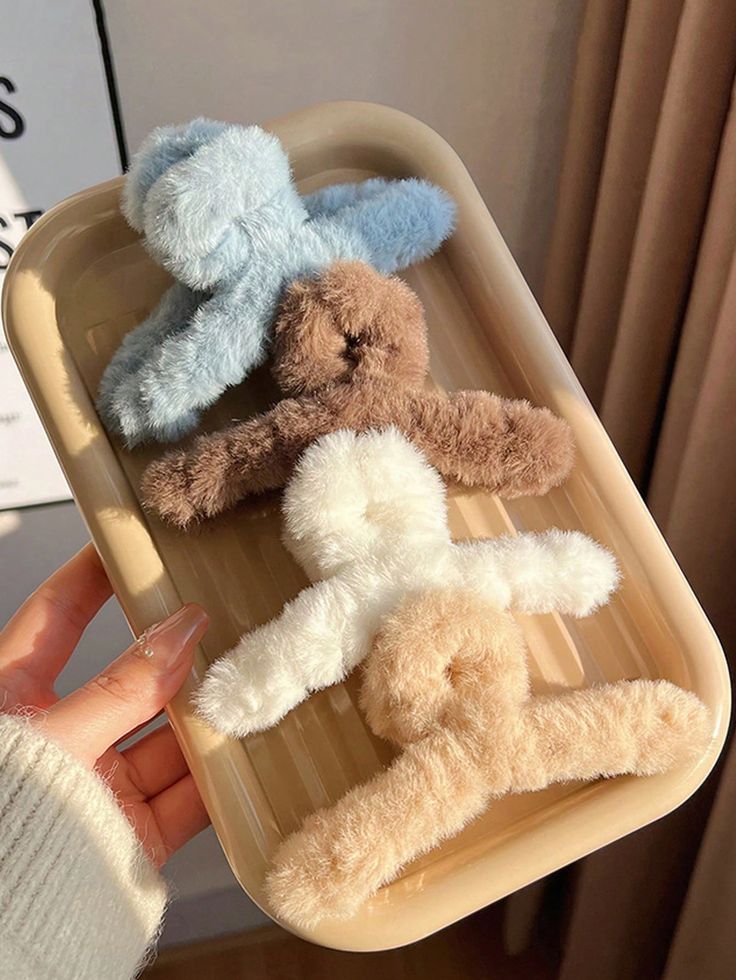 Korean Soft Fury Hair Claw